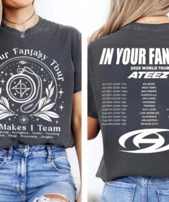 Ateez 2025 World Tour in Your Fantasy Retro Vintage Shirt, Ateez Member Shirt, Ateez World Tour 2025 Shirt, Ateez Members Kpop, Ateez Shirt