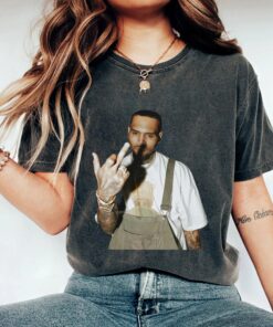 Chris Brown Vintage Middle Finger Unisex Shirt, Chris Brown Concert 2025 Shirt, Chris Brown Breezy Bowl XX Graphic Tee