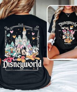 Retro Disneyworld Florida 2 Side Shirt, Disneyworld Est 1971 Shirt, Disney Vacation Shirt, Mickey And Friends Shirt, Retro Walt Disney Shirt