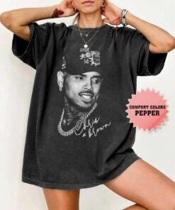 Chris Brown Middle Finger V2 Vintage Shirt, Concert 2025 Shirt, Chris Brown Breezy Bowl XX Graphic Tee, Music Y2k T-Shirt
