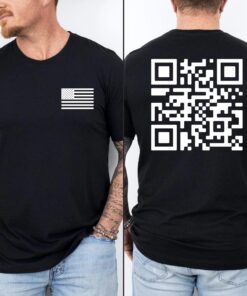 Viral Trump Dance YMCA QR Code T-Shirt, Trump Dance Prank Shirt, Funny QR President Trump Dance Code T-Shirt