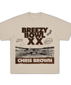 Chris Brown Breezy Bowl XX Tour T-Shirt, Chris Brown Album Shirt, Chris Brown Fan Gift, Chris Brown Merch