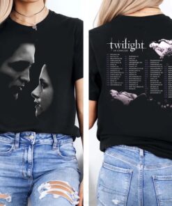 Twilight Tour 2025 Shirt, Twilight in Concert T-shirt, Gift For Book Lover Twilight Saga Comic Retro, Vampires Wolves Romance shirt