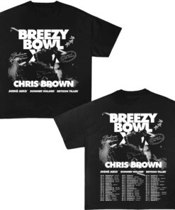 Chris Brown Breezy Bowl XX Tour T-Shirt, Chris Brown New dates Shirt, Chris Brown Fan Gift, Chris Brown Merch