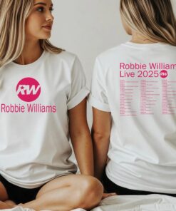 Robbie Williams Live 2025 Concert Tshirt, Robbie Williams Tshirt, Robbie Williams fans tshirt, Robbie Classic Tshir