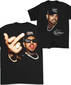 Chris Brown Vintage Middle Finger Vintage Unisex Shirt, Concert 2025 Shirt, Chris Brown Breezy Bowl XX Graphic Tee
