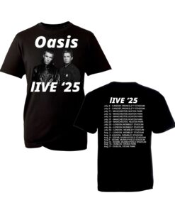 Oasis Live 2025 Tour List T-Shirt