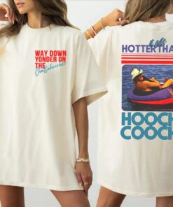 Hotter than a Hoochie Coochie Shirt, Meme Summer Vacation Shirt, Country Music Shirt, 90s Country Music, Summer Shirt