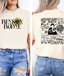 Benson Boone Vintage Shirt, Benson Boone Merch, Benson Boone Concert Tour, Tour Album 2025 Concert Gift Unisex,Gift for her
