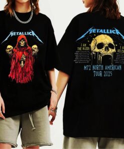 Metallica M72 Season Tour Shirt, Rock Band Tour 2025 T-shirt, Skull Graphic Tee