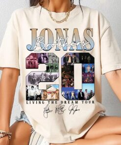 Jonas Brothers Shirt,Jonas Bros 20th Annivesary Tour 2025 Shirt, Vintage Jonas Brothers Tour Shirt, Jonas Brother Merch