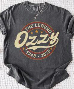 Vintage Ozzy Osbourne T-Shirt, Ozzy The Legend 1948 to 2025 Shirt, Rock Metal Shirt, Rock Lovers Shirt, Gift for Ozzy