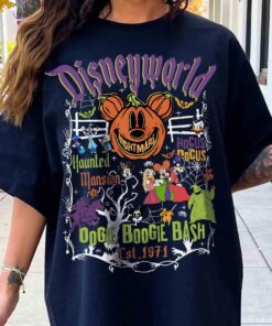 Disneyworld Est 1971 Mickey Mouse Costume Oogie Boogie Halloween Shirt, Disney Oogie Boogie Bash 2025 Tee, Hocus Pocus Tee, Family Party