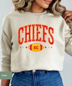 Chiefs KC Football Gildan Sweatshirt, KC Chiefs ,Football Season Sweatshirt, Chiefs Sweatshirt, Football Lover Sweater, Football NFL Shirt