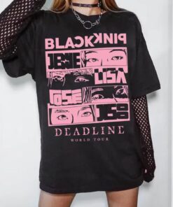 BlackPink Shirt, Born Pink shirt, Kpop Fan Tee, Kpop Merch Shirt, Blackpink World Tour tee, Ideal Music Fan Gifts