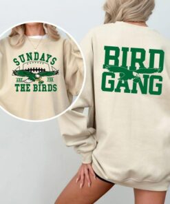Philadelphia Football Sweatshirt, Philadelphia Eagles Sweatshirt, Sundays are for the Birds Crewneck, Eagle Shirt, Bird Gang Football