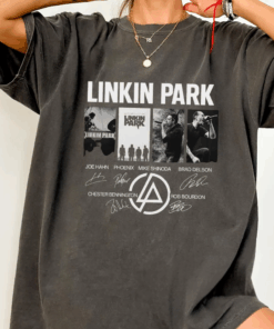 Linkin Park T-Shirt, Vintage Rock Tee With Album Art&Signatur, Linkin Park From Zero World Tour 2025 Shirt