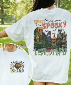 Spooky Island Tshirt, Halloween Nostalgia, Retro Halloween, Scooby Doo Tee, Halloween Shirt, Baggy T-Shirt, Summerween Top