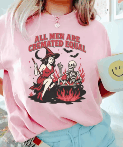 All Men Are Created Equal T-Shirt, Feminist Halloween Tee, Spooky Halloween Season, Halloween Trick Or Treating