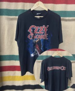 Vintage Graphic 1991 Ozzy Osbourne "Blizzard Of Oz" T-Shirt Double Sides