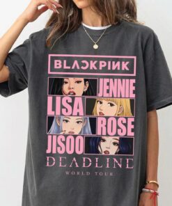 BlackPink Deadline World Tour T-Shirt, Kpop BlackPink Merch, BlackPink Tour 2025 Shirt, Blackpink World Tour Tee, Concert Outfit Fan Top