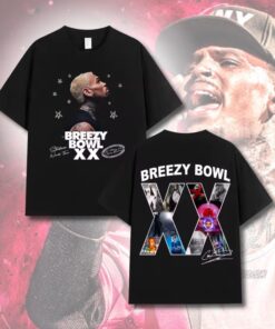 Breezy Bowl XX T-Shirt, Chris Concert 2025 Shirt, Music Tour Y2k T-Shirt, Brown Merch Tee