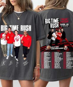 Big Time Rush In Real Life Worldwide Tour 2025 Shirt, Big Time Rush 2025 Concert, Big Time Rush Fan Gift, Big Time Rush Merch, BTR Band Tee