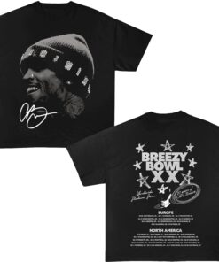 Chris Brown Breezy Bowl XX 2025 Vintage 2 Side Shirt, Chris Brown Breezy Graphic Tee