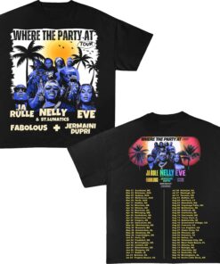 Where The Party At T-shirt, Nelly , Ja rule , Eve , Fabolous , Chingy & St. Lunatics Concert Tour Shirt