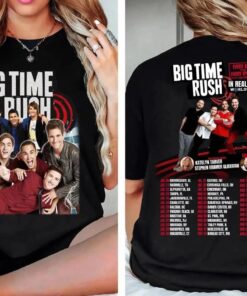 Big Time Rush in Real Life Worldwide Tour 2025 2 sided Shirt, Big Time Rush 2025 Shirt, Big Time Rush Band Pop Music Fan Gift