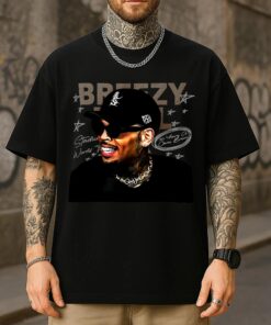 Chris Brown Tour Breezy Bowl XX V2 T-Shirt, Concert Retro 2025 Shirt, Chris Brown Graphic Tee, Chris Brown Fan Gift
