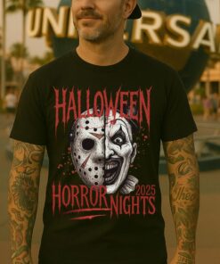 Halloween Horror Nights T-Shirt, Spooky Killer Tee, Horror Movie Fan Gear
