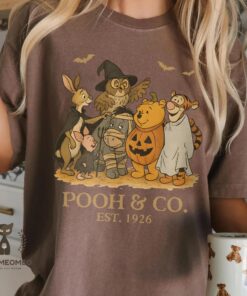 Vintage Winnie The Pooh Halloween T-Shirt, Pooh & Co Est 1926 Shirt, Pooh and Friends Halloween Tee, Pooh Pumkin Top
