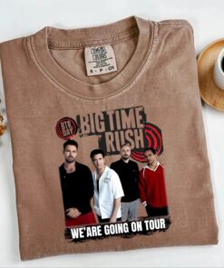 Big Time Rush Tour Shirt - BTR Day 2025 Fan Tee - Boy Band Concert Sweatshirt - We Are Going On Tour Merch -Music Lover Gift