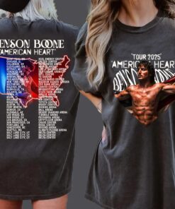 Benson Boone "American Heart" Tour Tee | 2025 Concert Souvenir Shirt | Music Tour Fan Gift