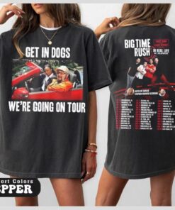 Big Time Rush Tour Funny 2 Side Vintage Shirt, Big Time Rush Tour 2025 TShirt, Concert Band Shirt, 90s Music Y2k Tee, For Her