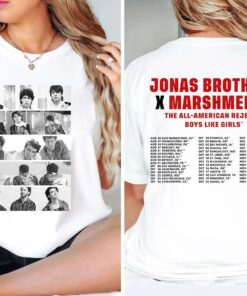 Jonas Brothers x Marshmello The American Reject Tour 2025 T-Shirt | Official Concert Fan Merch | JB Fan Gift