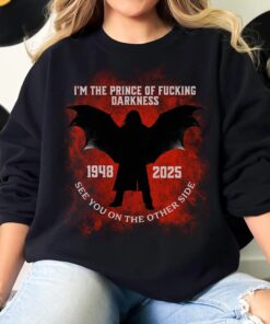 Ozzy Osbourne Tribute Sweatshirt, The Dark Maestro Tee 1948–2025 Sweater