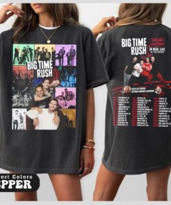 Retro Big Time Rush Tour 2025 2 Side Shirt, Big Time Rush Tour Vintage T-Shirt