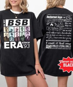 Backstreet Boys Millennium BSB Era 2 Side Shirt, Concert 2025 Shirt, Backstreet Boy Band Tee, Music Y2k Vintage T-Shirt