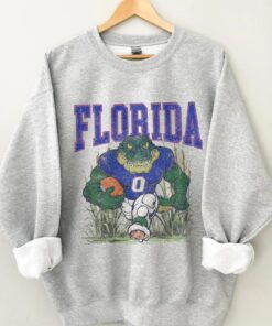 Vintage Florida Sweatshirt, Retro Florida Shirt/Hoodie, Alligator Sweater, Christmas Gifts, University Football Fan Gift