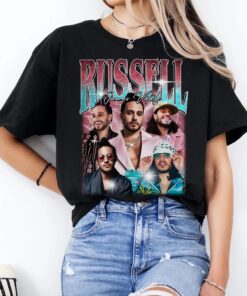 Russ Vintage Rap Shirt, Russell James Vitale Fan Graphic Tee, Retro Hip-Hop Concert T-Shirt, 90s Style Russ Tour Top
