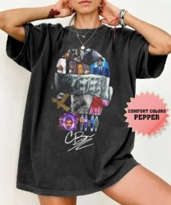 Chris Brown All Albums Breezy Bowl XX Vintage Shirt, Chris Brown Breezy Tee