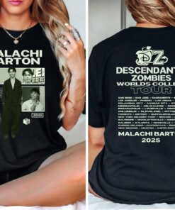 Disney Malachi Barton T-Shirt, Descendants Zombies Worlds Tour Tee, Descendants Concert, Summer Music Festival 2025
