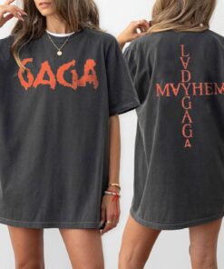 2 Sided Lady Gaga The Mayhem Shirt, Lady Gaga Fan Shirt, Lady Gaga Shirt, Lady Gaga Merch, Lady Gaga Mayhem Album Tee, Lady Gaga Tour Shirt