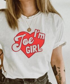 I'm Joe Girl Jonas Concert T-Shirt, Joe Girl Crew Heart Music Tour Shirt, Jonas Concert Tee