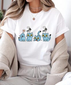 Music Tiger Shirt, Blue Tiger Tee, Merch Kpop Shirt fan, Cute Animal Gift, Shirt for Fan,Shirt for women, Funny Animal Lover Gift, Pet Shirt
