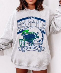 Retro 90s Style Seattle Football Sweatshirt, Game Day Shirt, Seattle Team Football Shirt, Sunday Seattle, Seattle Football