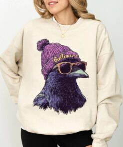 Baltimore Football Sweatshirt, Retro Sports Fan Shirt, Trendy Game Day Gift Tee, Baltimore Mascot Sweatshirt, Baltimore Football Fan Shirt