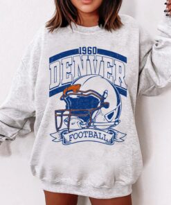 Vintage 90s Style Denver Football Sweatshirt, Game Day Shirt, Denver Team Football Shirt, Sunday Denver, Denver Football